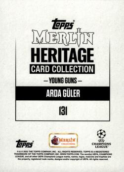 2023-24 Merlin Heritage UEFA Club Competitions - Gold #131 Arda Güler Back