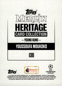 2023-24 Merlin Heritage UEFA Club Competitions - Gold #136 Youssoufa Moukoko Back