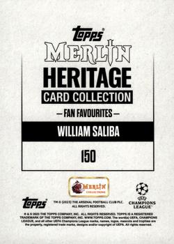 2023-24 Merlin Heritage UEFA Club Competitions - Gold #150 William Saliba Back