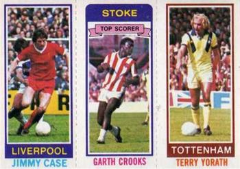 1980-81 Topps Footballer (Pink Back) #3 / 9 / 138 Jimmy Case / Garth Crooks / Terry Yorath Front