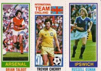 1980-81 Topps Footballer (Pink Back) #40 / 120 / 24 Brian Talbot / Trevor Cherry / Russell Osman Front