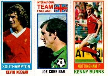 1980-81 Topps Footballer (Pink Back) #83 / 106 / 68 Kevin Keegan / Joe Corrigan / Kenny Burns Front