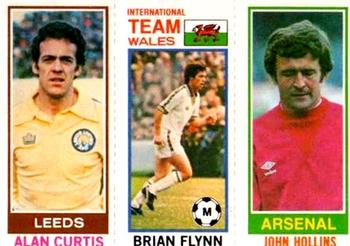 1980-81 Topps Footballer (Pink Back) #97 / 165 / 37 Alan Curtis / Brian Flynn / John Hollins Front