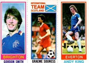 1980-81 Topps Footballer (Pink Back) #143 / 170 / 178 Gordon Smith / Graeme Souness / Andy King Front