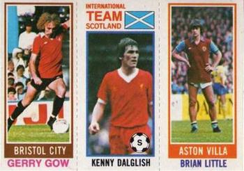 1980-81 Topps Footballer (Pink Back) #184 / 156 / 79 Gerry Gow / Kenny Dalglish / Brian Little Front