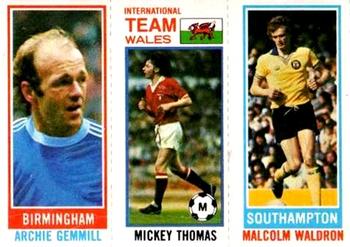 1980-81 Topps Footballer (Pink Back) #192 / 171 / 87 Archie Gemmill / Mickey Thomas / Malcolm Waldron Front