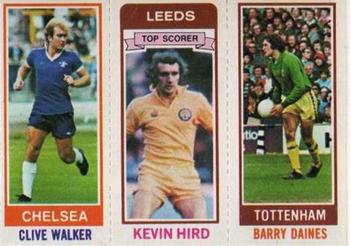1980-81 Topps Footballer (Pink Back) #193 / 52 / 136 Clive Walker / Kevin Hird / Barry Daines Front