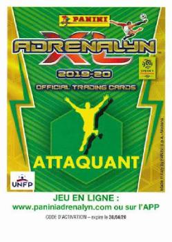 2019-20 Panini Adrenalyn XL Ligue 1 - Top Transfert #499 Denis Bouanga Back