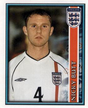 2002 Merlin's England World Cup Sticker Collection #20 Nicky Butt Front