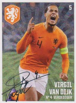 2019-20 Albert Heijn Onze Voetbal Helden #5 Virgil van Dijk Front