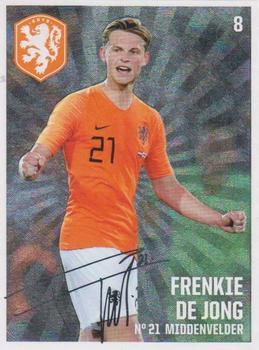 2019-20 Albert Heijn Onze Voetbal Helden #8 Frenkie de Jong Front