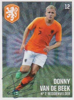 2019-20 Albert Heijn Onze Voetbal Helden #12 Donny van de Beek Front
