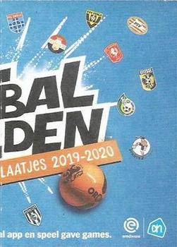 2019-20 Albert Heijn Onze Voetbal Helden #18 Badge Back