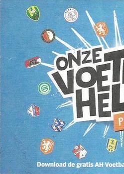 2019-20 Albert Heijn Onze Voetbal Helden #30 Sherida Spitse Back