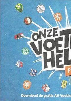 2019-20 Albert Heijn Onze Voetbal Helden #39 Shaquille Pinas Back