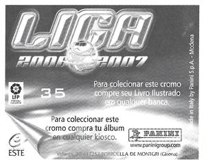 2006-07 Panini Liga Este Stickers (Mexico Version) #35 Petrov Back