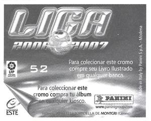 2006-07 Panini Liga Este Stickers (Mexico Version) #52 Xavi Back