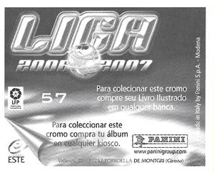 2006-07 Panini Liga Este Stickers (Mexico Version) #57 Eto´o Back