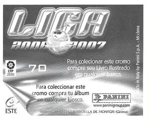 2006-07 Panini Liga Este Stickers (Mexico Version) #70 Assunçao Back