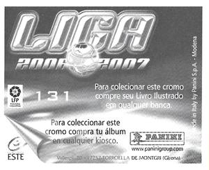 2006-07 Panini Liga Este Stickers (Mexico Version) #131 Ito Back