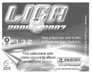 2006-07 Panini Liga Este Stickers (Mexico Version) #132 Fredson Back