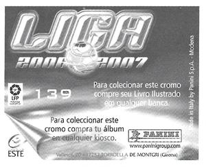 2006-07 Panini Liga Este Stickers (Mexico Version) #139 Corominas Back