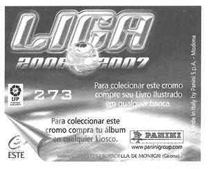 2006-07 Panini Liga Este Stickers (Mexico Version) #273 Colsa Back