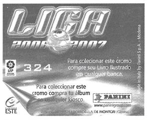 2006-07 Panini Liga Este Stickers (Mexico Version) #324 Bravo Back