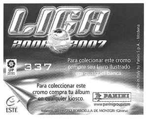 2006-07 Panini Liga Este Stickers (Mexico Version) #337 Fabio Felicio Back