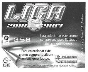 2006-07 Panini Liga Este Stickers (Mexico Version) #358 Gavilan Back