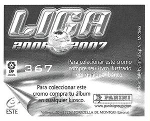 2006-07 Panini Liga Este Stickers (Mexico Version) #367 Peña Back