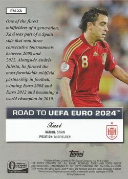 2023 Finest Road to UEFA EURO 2024 - Euro Masters #EM-XA Xavi Back