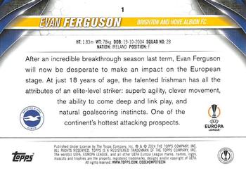 2023-24 Topps UEFA Club Competitions #1 Evan Ferguson Back