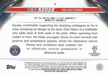 2023-24 Topps UEFA Club Competitions #7 Cher Ndour Back
