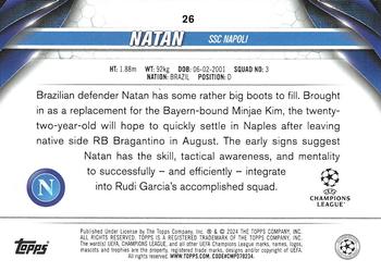2023-24 Topps UEFA Club Competitions #26 Natan Back