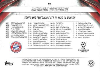 2023-24 Topps UEFA Club Competitions #28 Bavarian Bromance Back