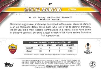 2023-24 Topps UEFA Club Competitions #47 Gianluca Mancini Back