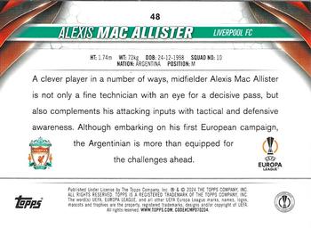 2023-24 Topps UEFA Club Competitions #48 Alexis Mac Allister Back