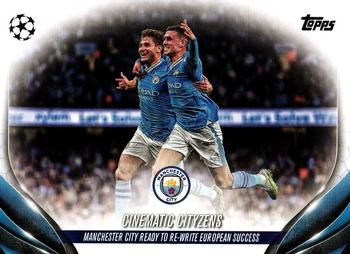 2023-24 Topps UEFA Club Competitions #66 Cinematic Cityzens Front