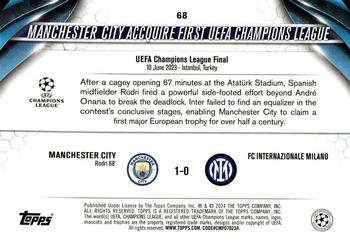 2023-24 Topps UEFA Club Competitions #68 Manchester City Back