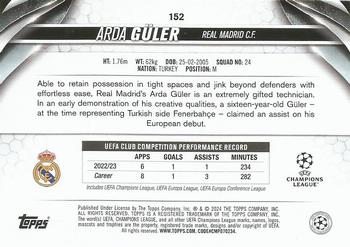 2023-24 Topps UEFA Club Competitions #152 Arda Güler Back