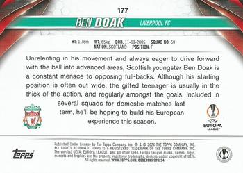 2023-24 Topps UEFA Club Competitions #177 Ben Doak Back