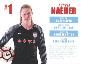 2017 Chicago Red Stars #NNO Alyssa Naeher Back