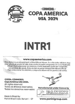 2024 Panini CONMEBOL Copa America USA Stickers #INTR1 CONMEBOL Copa America Logo Back
