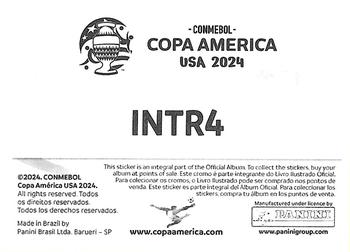 2024 Panini CONMEBOL Copa America USA Stickers #INTR4 CONMEBOL Copa America Ball Back