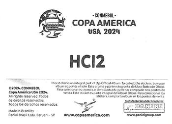 2024 Panini CONMEBOL Copa America USA Stickers #HCI2 Las Vegas, NV Back