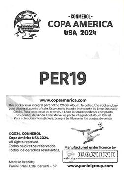 2024 Panini CONMEBOL Copa America USA Stickers #PER19 Gianluca Lapadula Back