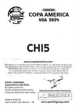 2024 Panini CONMEBOL Copa America USA Stickers #CHI5 Gabriel Suazo Back