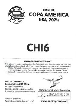 2024 Panini CONMEBOL Copa America USA Stickers #CHI6 Benjamín Kuščević Back