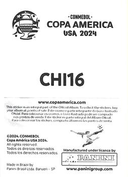 2024 Panini CONMEBOL Copa America USA Stickers #CHI16 Víctor Méndez Back